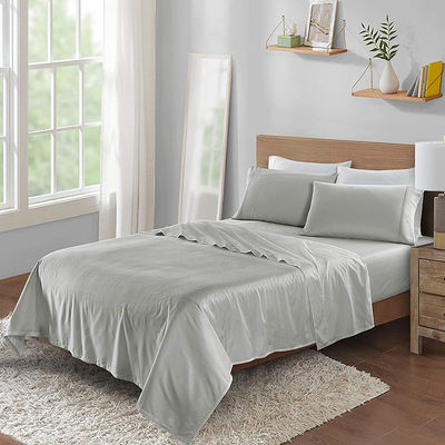 Set de ropa de cama de fibra de bambú de los años 60 para cama de 2,5 m 300 TC Se incluye la sábana y la cubierta de almohada