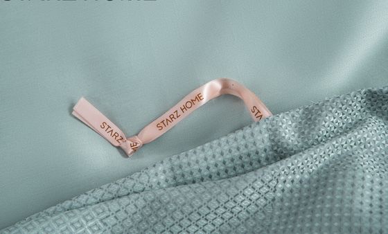 300tc Permeabilidad al aire ropa de cama Queen King Set 100 caja de algodón cantidad sencilla cubierta rayada