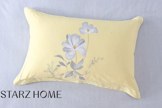 El conjunto de ropa de cama de diseño vegetal popular de 2023 con toque suave y sábanas de algodón 100%