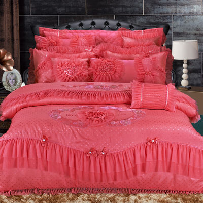 Calidad de color Grado 3-4 Estilo moderno 200TC 100% de algodón Set de ropa de cama para dormitorio moderno