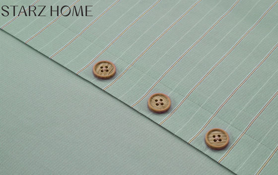 Estampado con patrón sólido 100% algodón 300TC 4Pcs Set de sábanas