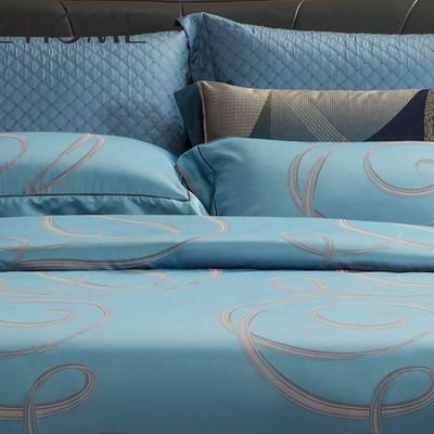 300TC Viscose Cotton Jacquard 4Pcs Set de ropa de cama para una experiencia de sueño cómoda