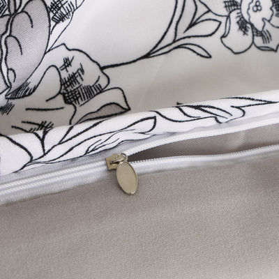 Cubierto de edredón de 3 pcs de cubierta de colcha Set de almohadilla de lujo sábanas de cama