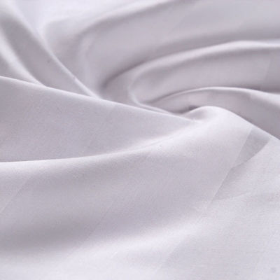 Cuenta de tejidos 40 Popular Pura 100% de algodón Satelado Sábana Blanco Setios de ropa de cama de lino adecuado