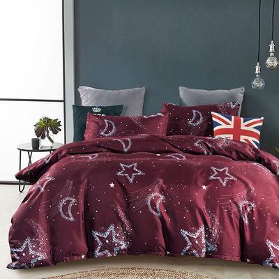 Constellation Cubierta de colchón impresa Set de ropa de cama con tintura impresa reactiva