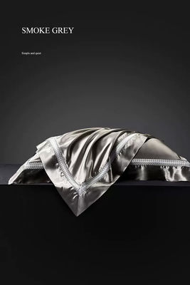 60 Número de tejidos Modelo sólido Tipo 19mm almohada compuesta de seda con funda de almohada
