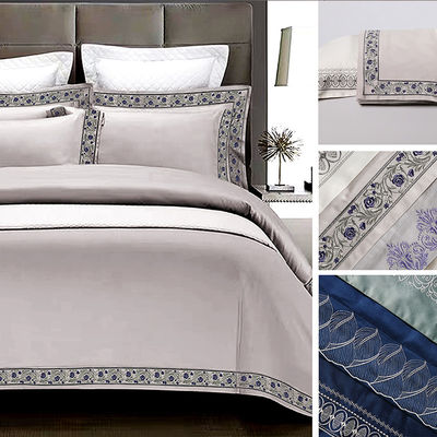 Conjunto de edredones para el verano de 2023, ropa de cama de lujo 100% algodón para el hogar del hotel