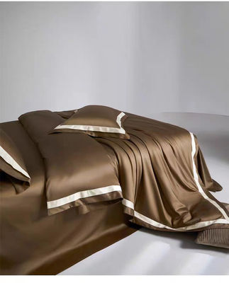 Elegante Kit de Cuatro Piezas de Boda 400TC Set de ropa de cama con sábana de abrigo y cubierta de manta