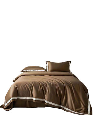 Elegante Kit de Cuatro Piezas de Boda 400TC Set de ropa de cama con sábana de abrigo y cubierta de manta
