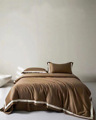 Elegante Kit de Cuatro Piezas de Boda 400TC Set de ropa de cama con sábana de abrigo y cubierta de manta