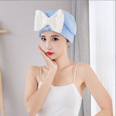 Turbante de cabello de doble capa de microfibra para el cabello Toalla de envoltura de cabello Varios colores para la opción