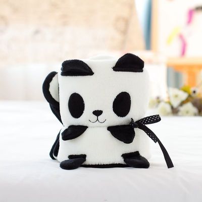 Blanco suave para bebés de 220 gramos para animales de dibujos animados Blanco de lana para ropa de cama