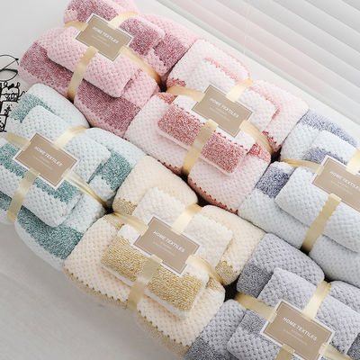 Set de toallas de baño de lujo con tela de microfibra de limpieza multipropósito y piezas importadas