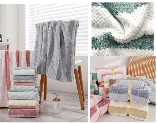 Set de toallas de baño de lujo con tela de microfibra de limpieza multipropósito y piezas importadas