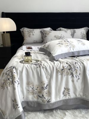 Estándares Nacionales Calidad de resistencia al color 300TC/60S*60S Conjuntos de ropa de cama Tencel para el mercado de Dubai