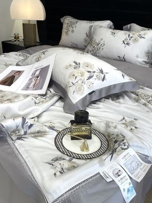 Estándares Nacionales Calidad de resistencia al color 300TC/60S*60S Conjuntos de ropa de cama Tencel para el mercado de Dubai