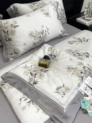 Estándares Nacionales Calidad de resistencia al color 300TC/60S*60S Conjuntos de ropa de cama Tencel para el mercado de Dubai