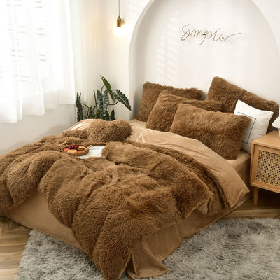 Cama de cama rosa hecha a mano con una manta de peluche con terciopelo artificial súper suave y una cubierta esponjosa