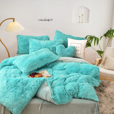 Cama de cama rosa hecha a mano con una manta de peluche con terciopelo artificial súper suave y una cubierta esponjosa