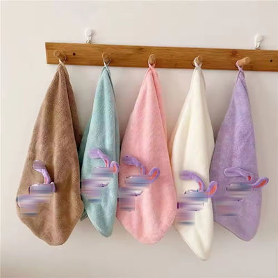 Toalla de baño para niños de microfibra rectangular con material absorbente suave y patrón 3D de animales