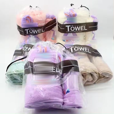 Toalla de baño para niños de microfibra rectangular con material absorbente suave y patrón 3D de animales