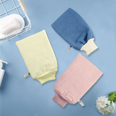 Guantes de cepillado exfoliante para exfoliantes turcos Removedor de piel muerta en forma de rectángulo