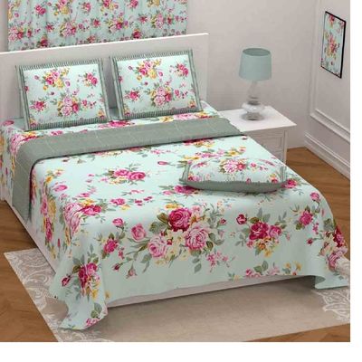 108 x 108 pulgadas de cama doble sin articulaciones hecha a medida en algodón de twill para bodas