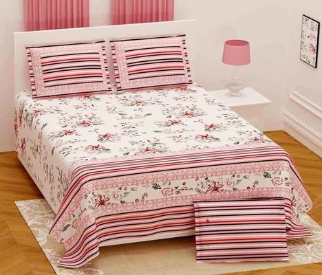 108 x 108 pulgadas de cama doble sin articulaciones hecha a medida en algodón de twill para bodas
