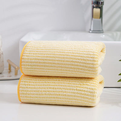 Toallas de mano de microfibra suave de 35x75cm para baño y spa de forma rectangular