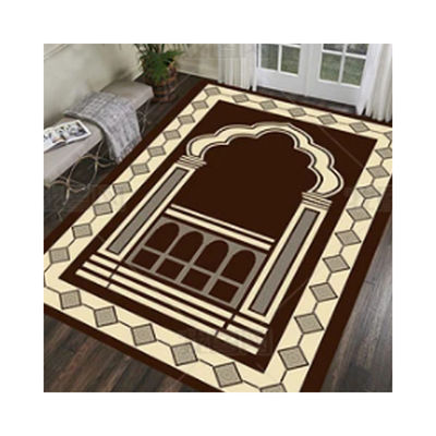 Alfombra de oración del Ramadán islámico gruesa 450g para el salón de la casa y la manta de oración musulmana