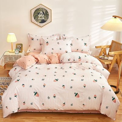 Multicolores 100% de algodón de cama doble conjunto de King Size Cobertura de edredón para el hogar hotel