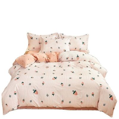 Multicolores 100% de algodón de cama doble conjunto de King Size Cobertura de edredón para el hogar hotel