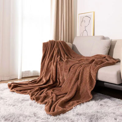 Oficina Siesta Flannel Coral Velocidad lanzar manta de calentamiento para el invierno Diseño personalizado