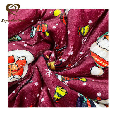 Cubierta rectangular de doble capa para Navidad personalizada Feliz Navidad