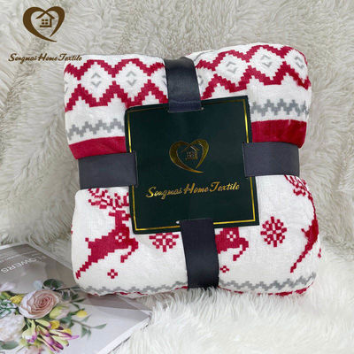 Cubierta rectangular de doble capa para Navidad personalizada Feliz Navidad