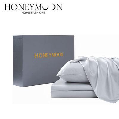 Set de hojas de algodón Lyocell 300T de color natural suavidad lujosa para su ropa de cama de la boda