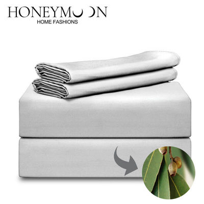 Set de hojas de algodón Lyocell 300T de color natural suavidad lujosa para su ropa de cama de la boda