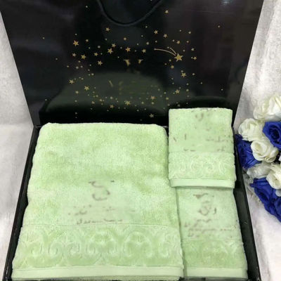 Conjunto de toallas de Jacquard personalizado para opciones de color personalizadas