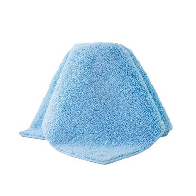 Toalla de fibra microfibra sin bordes para vehículos de 40*40 cm de absorción ultra gruesa y secado rápido