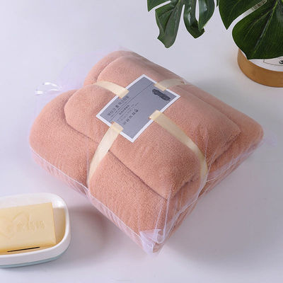 Adultos y niños Toallas para el rostro y la mano Conjuntos de toallas de terciopelo de coral suave absorbente para todas las edades