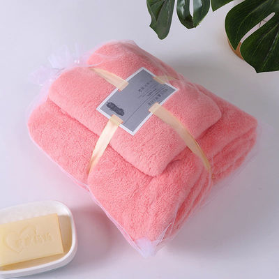 Adultos y niños Toallas para el rostro y la mano Conjuntos de toallas de terciopelo de coral suave absorbente para todas las edades