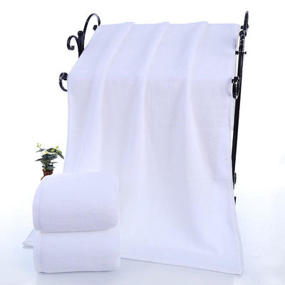 Toalla de baño 100% de algodón gruesa 80*180cm de tamaño múltiple 21S Blanco Toalla de baño suave 600g para verano