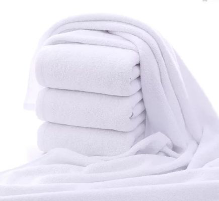 Toalla de baño 100% de algodón gruesa 80*180cm de tamaño múltiple 21S Blanco Toalla de baño suave 600g para verano