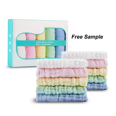 Registro de bebés Es necesario Cuadrado paños de baño para bebés Conjunto suave y suave 12 x 12 pulgadas