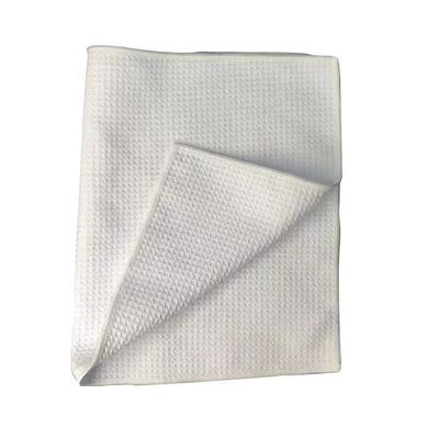 Toalla de té de tejido de gofres blancos Sublimación Toalla de cocina en blanco para impresión a medida