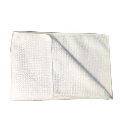 Toalla de té de tejido de gofres blancos Sublimación Toalla de cocina en blanco para impresión a medida