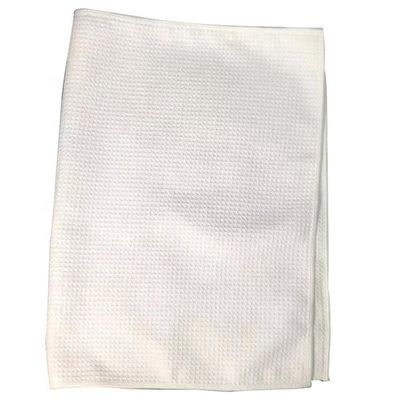 Toalla de té de tejido de gofres blancos Sublimación Toalla de cocina en blanco para impresión a medida