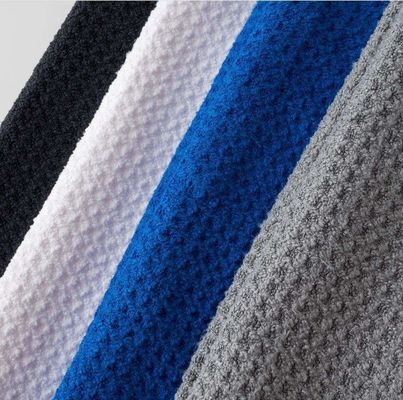 Microfibra Toalla de pelota de golf para todas las temporadas Logotipo personalizado Waffle Toalla de golf con grommet y ho