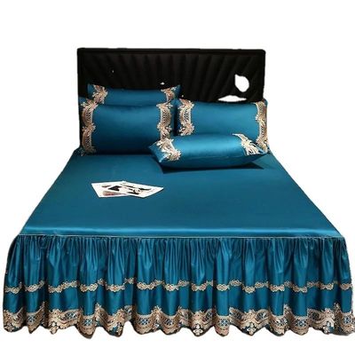 Añade estilo y comodidad a tu dormitorio con faldas de cama en tejido de algodón poliéster