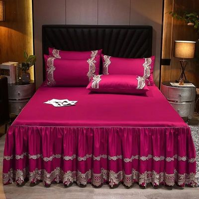 Añade estilo y comodidad a tu dormitorio con faldas de cama en tejido de algodón poliéster